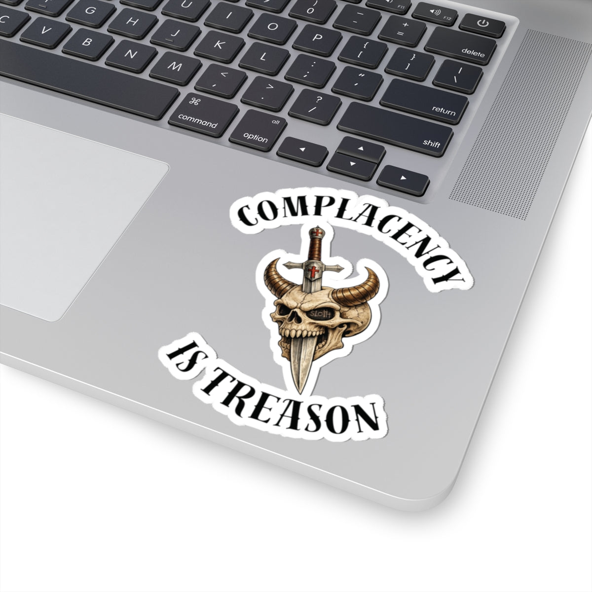 Complacency Is Treason Sticker (light)