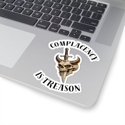 Complacency Is Treason Sticker (light)