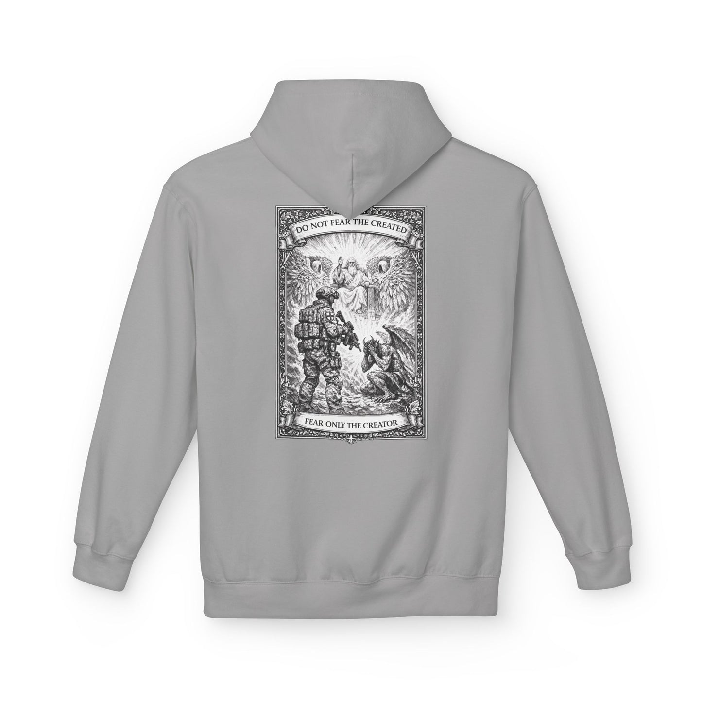 Fear Only the creator - Unisex Midweight Softstyle Fleece Hoodie