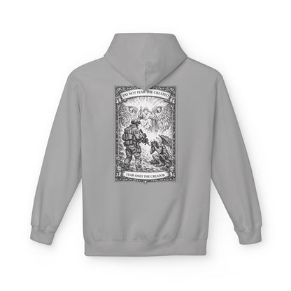 Fear Only the creator - Unisex Midweight Softstyle Fleece Hoodie