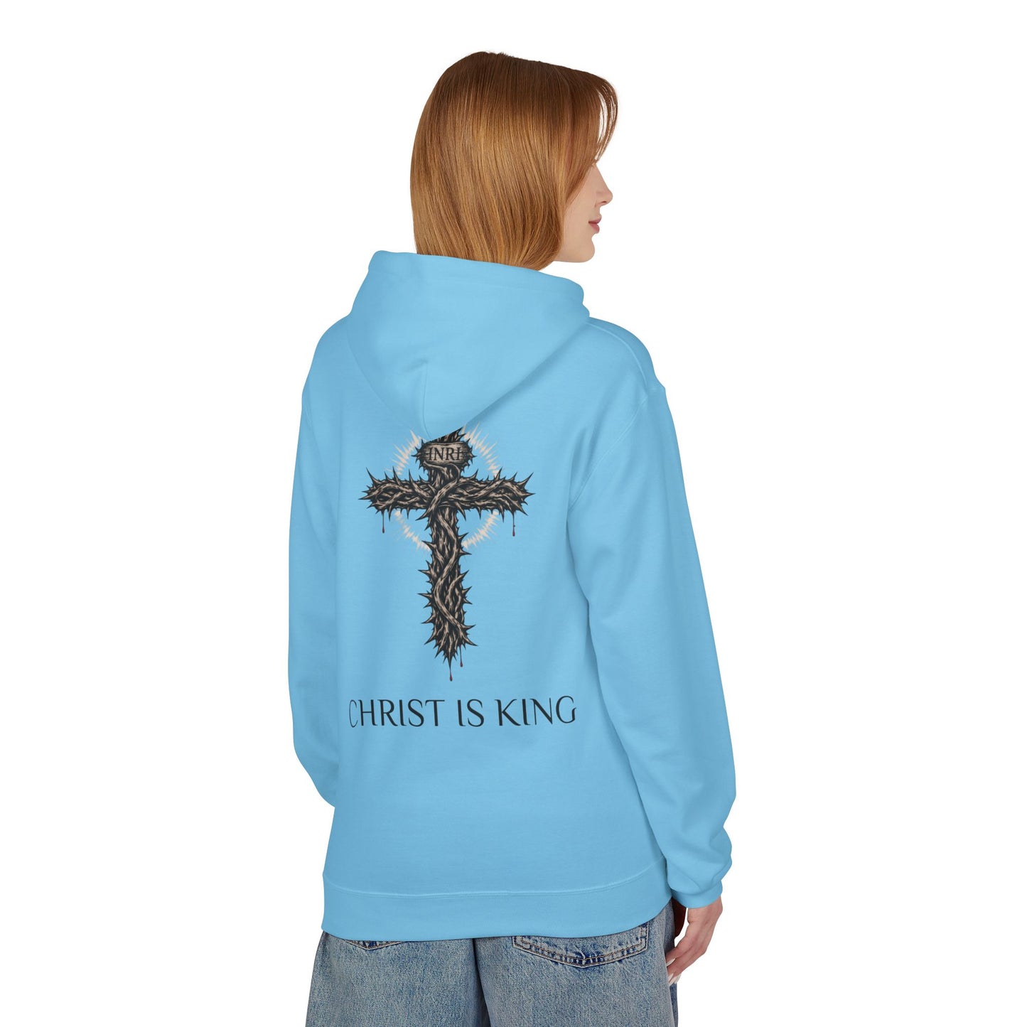 Christ Is King - Unisex Midweight Softstyle Fleece Hoodie