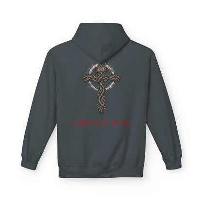 Christ Is King - Unisex Midweight Softstyle Fleece Hoodie