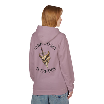 Complacency is treason- Unisex Midweight Softstyle Fleece Hoodie