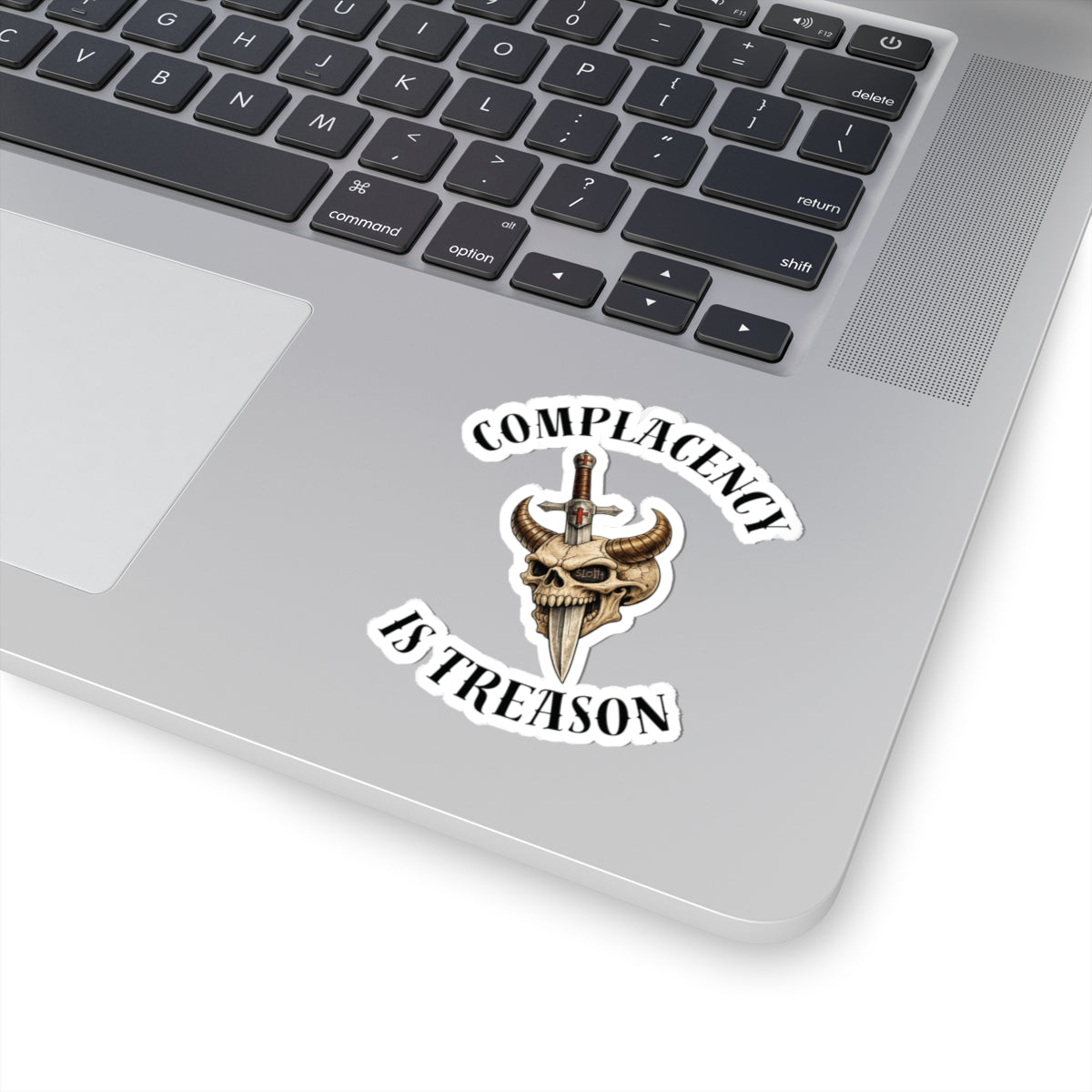 Complacency Is Treason Sticker (light)