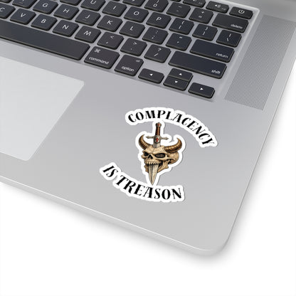 Complacency Is Treason Sticker (light)