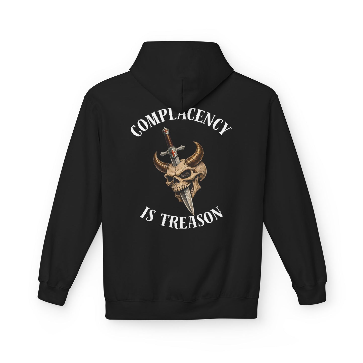 Complacency is treason- Unisex Midweight Softstyle Fleece Hoodie
