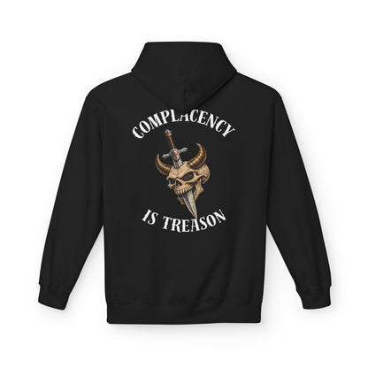 Complacency is treason- Unisex Midweight Softstyle Fleece Hoodie