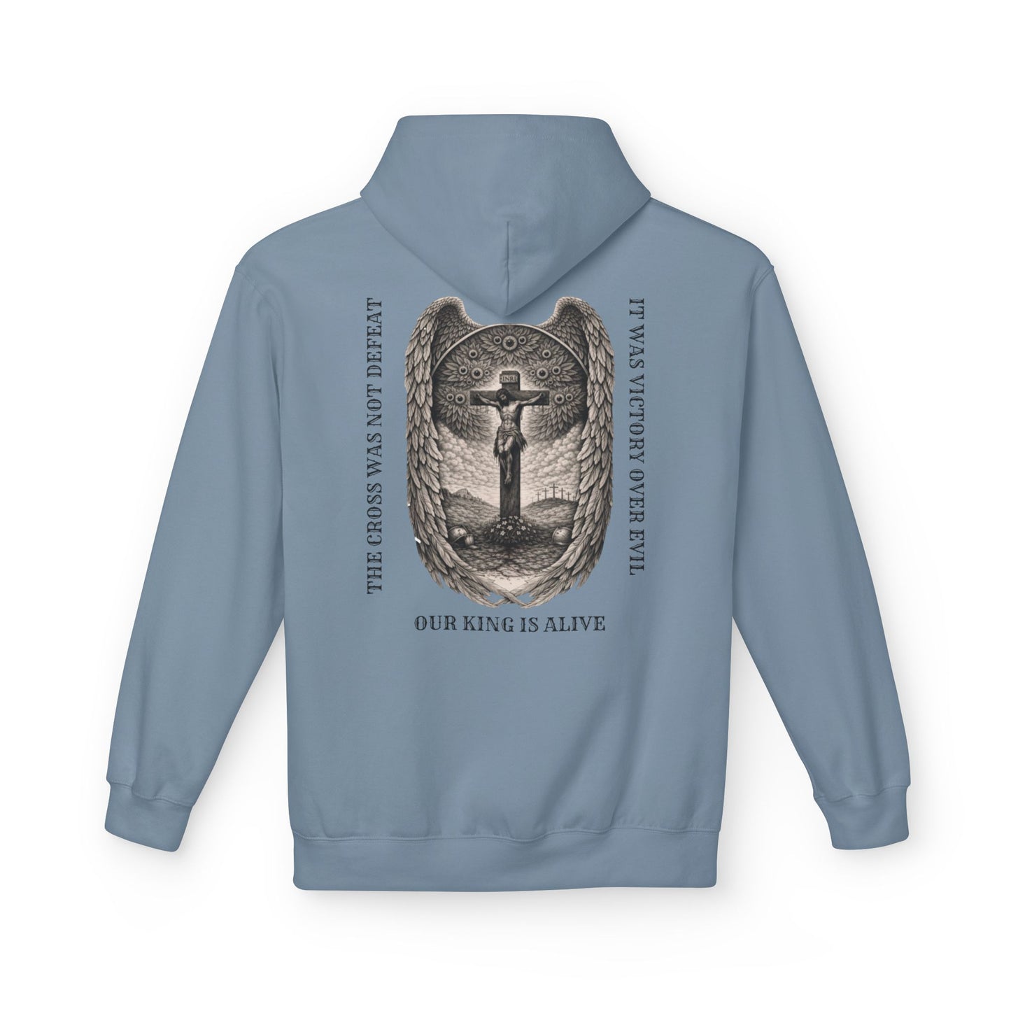 Victory Over Evil Unisex Midweight Softstyle Fleece Hoodie