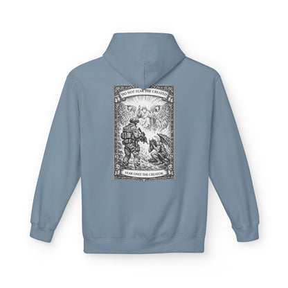 Fear Only the creator - Unisex Midweight Softstyle Fleece Hoodie