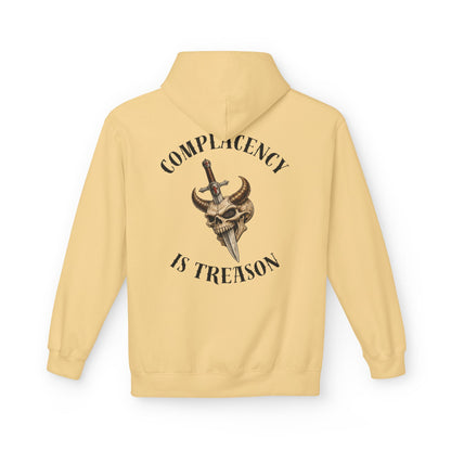 Complacency is treason- Unisex Midweight Softstyle Fleece Hoodie