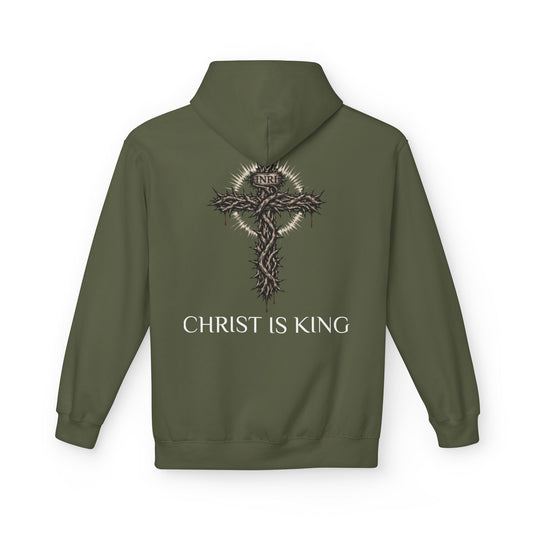 Christ Is King - Unisex Midweight Softstyle Fleece Hoodie