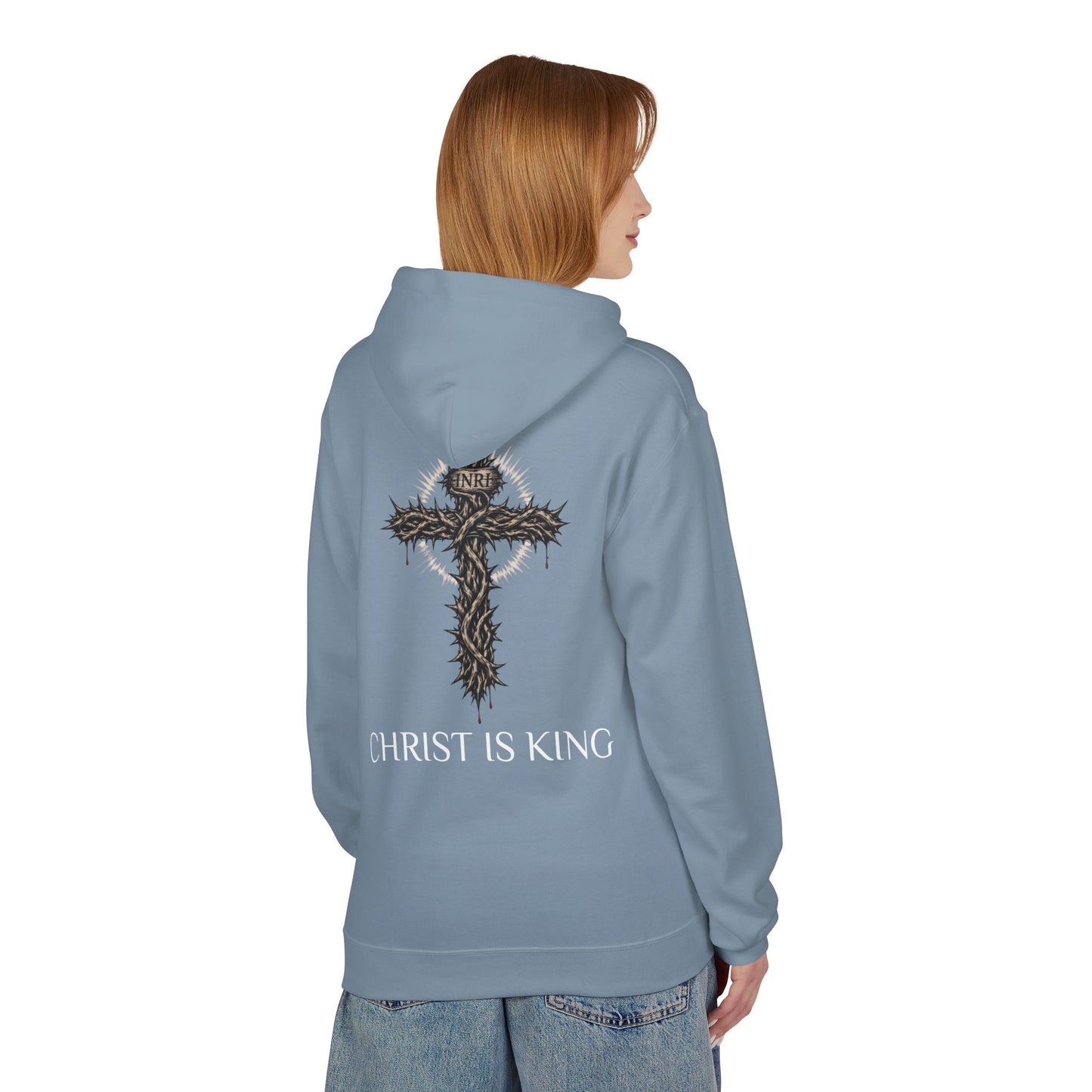Christ Is King - Unisex Midweight Softstyle Fleece Hoodie