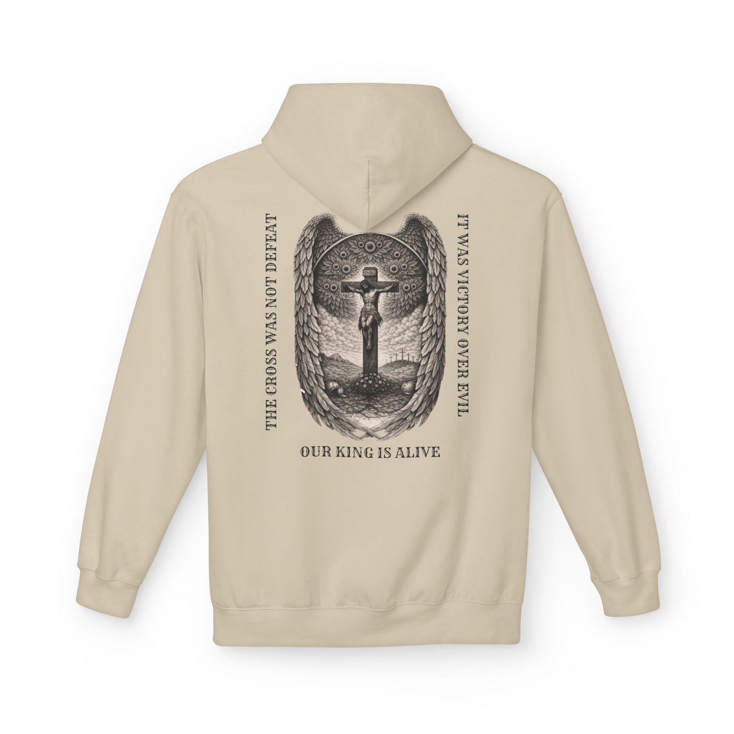 Victory Over Evil Unisex Midweight Softstyle Fleece Hoodie