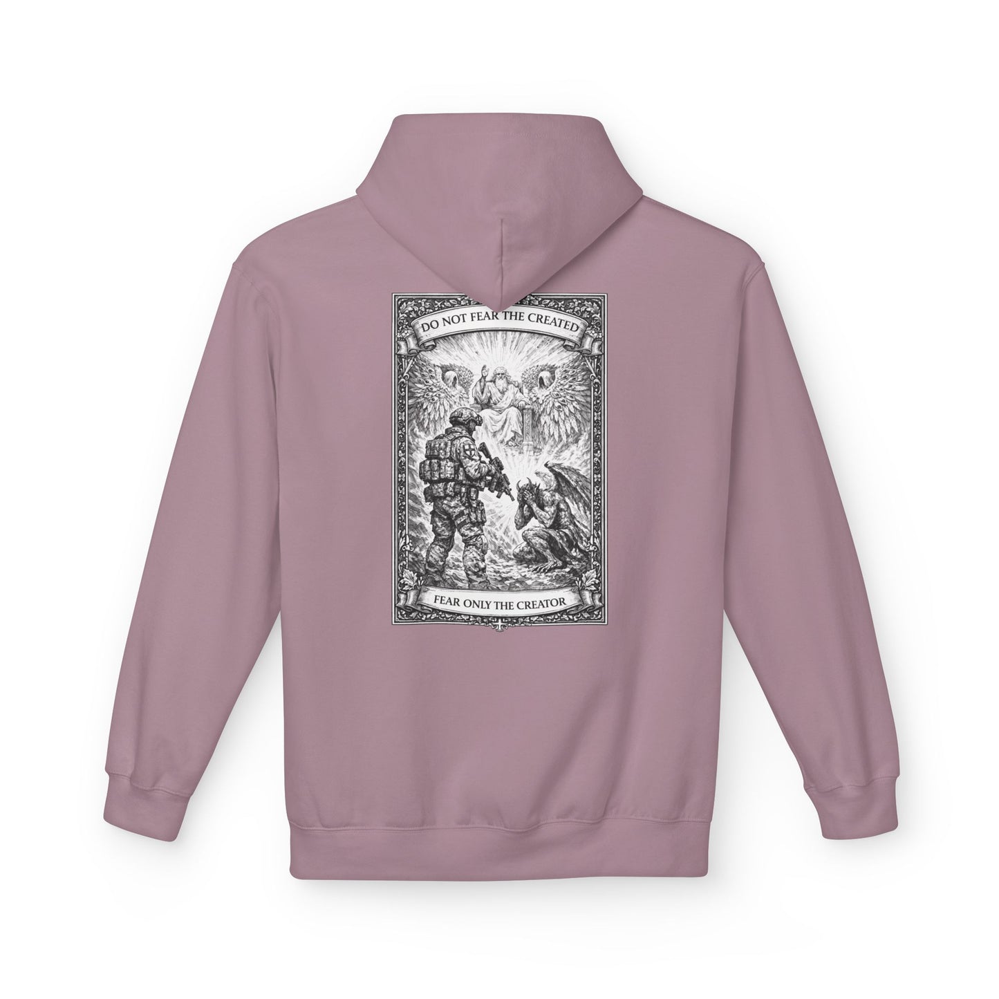 Fear Only the creator - Unisex Midweight Softstyle Fleece Hoodie