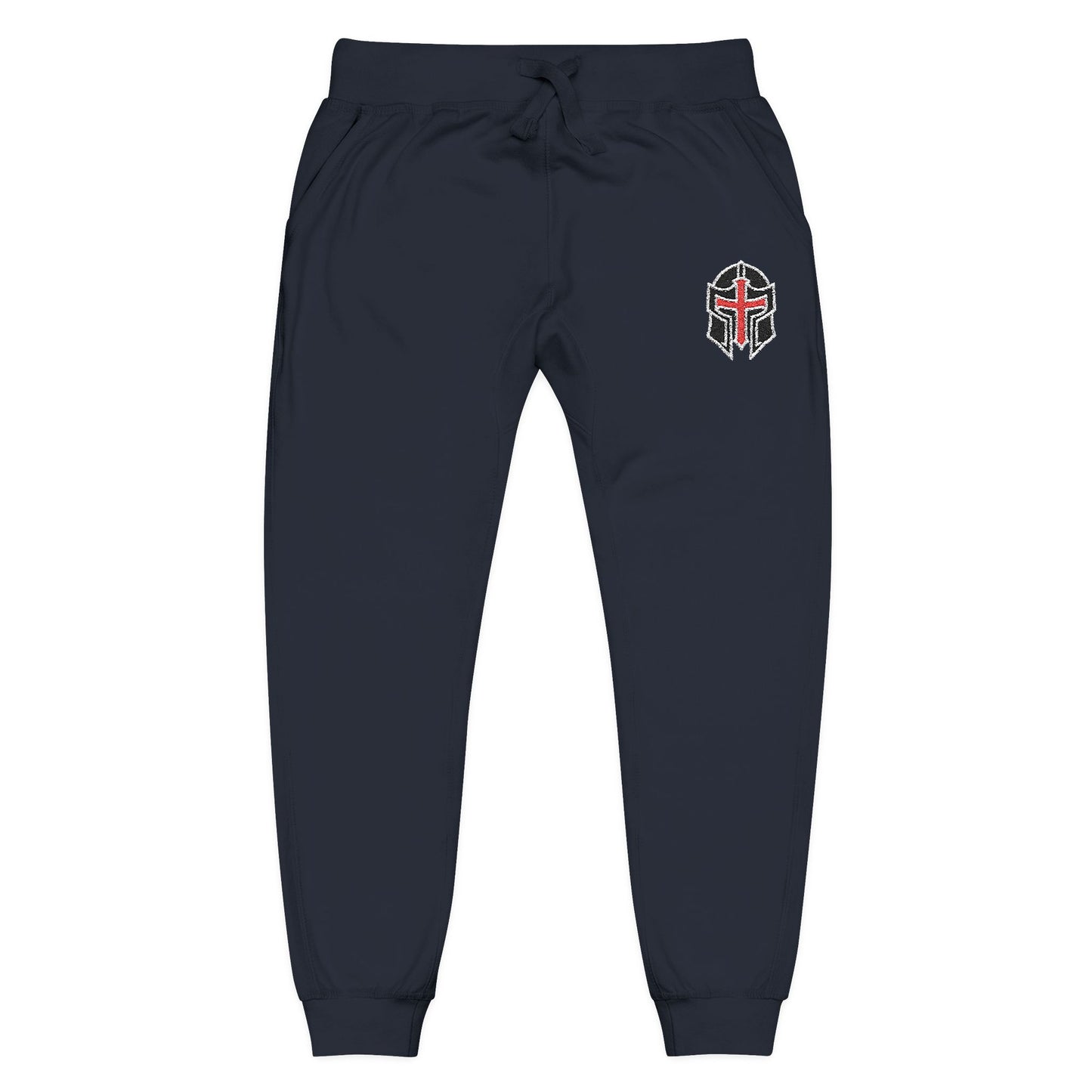 Embroidered Fleece Joggers
