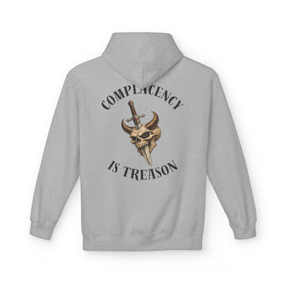 Complacency is treason- Unisex Midweight Softstyle Fleece Hoodie