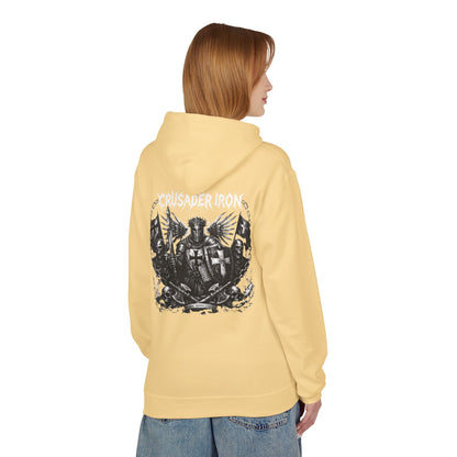Crusader Iron Metal Cover - Unisex Midweight Softstyle Fleece Hoodie