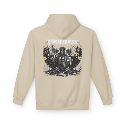 Crusader Iron Metal Cover - Unisex Midweight Softstyle Fleece Hoodie