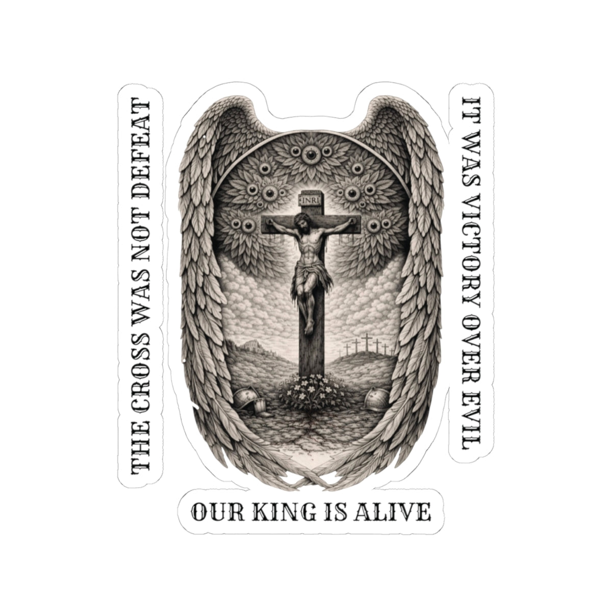 Victory Over Evil Sticker
