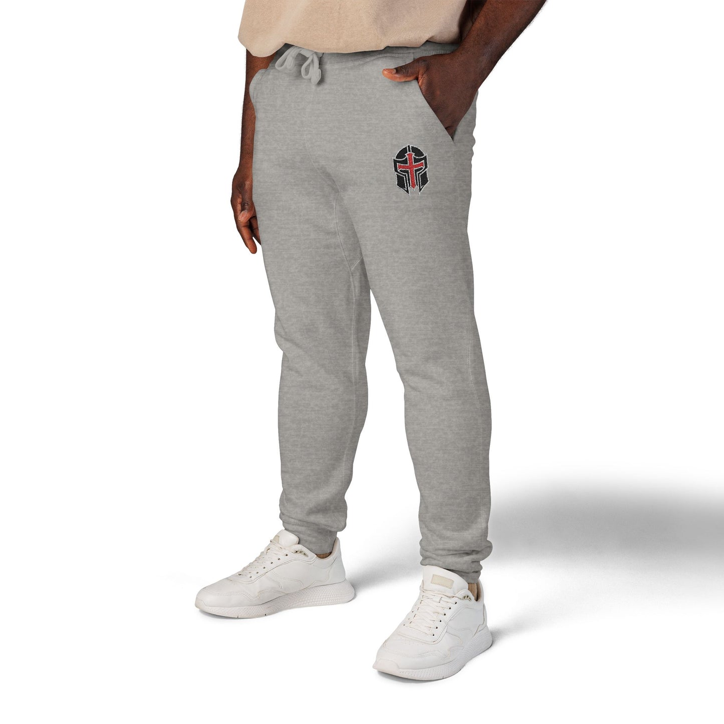 Embroidered Fleece Joggers